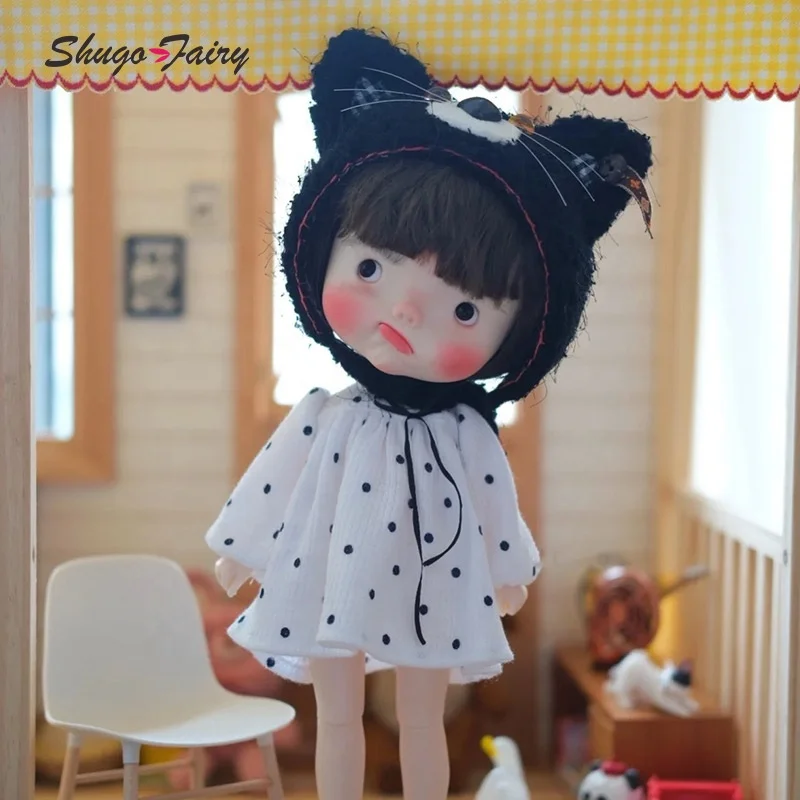 Preorder ShugaFairy Dawai Bjd Dolls 1/6 Big Head Crooked Mouth Expression Naughty Kids Style High Quality Ball Jointed Doll Toys