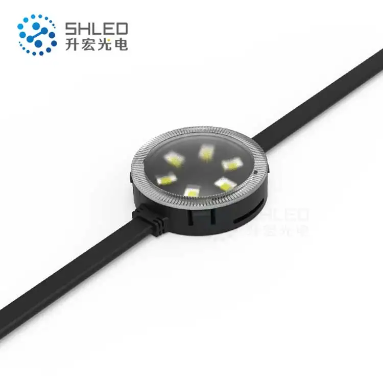  Хит продаж RGB полноцветный 5050 SMD Светодиодный точечный светильник DMX512 6 чипов светодиодный пиксельный Точечный акриловый задний знак 24 В высокая