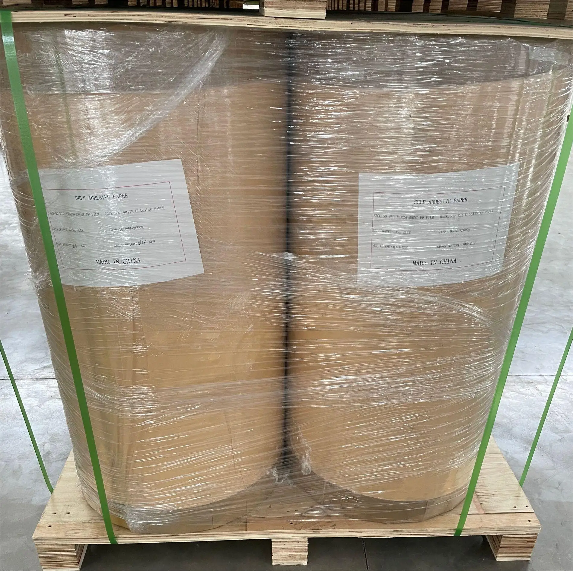 Best Price Jumbo Roll One Side Silicone Coated Release Paper For Sticker Production