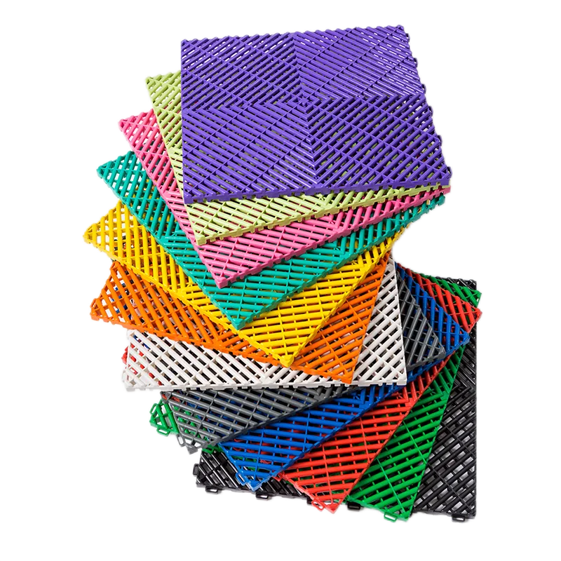 Excellent Quality Garage And Container 2 Floors Graphic Design Pvc Garage Floor Tiles Fabrication For Swimming Pool Manufacturer