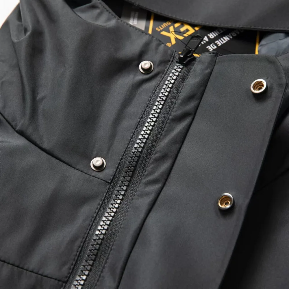 OEM Factory ripstop activewear wind resistant waterproof full zip shell jacket for men