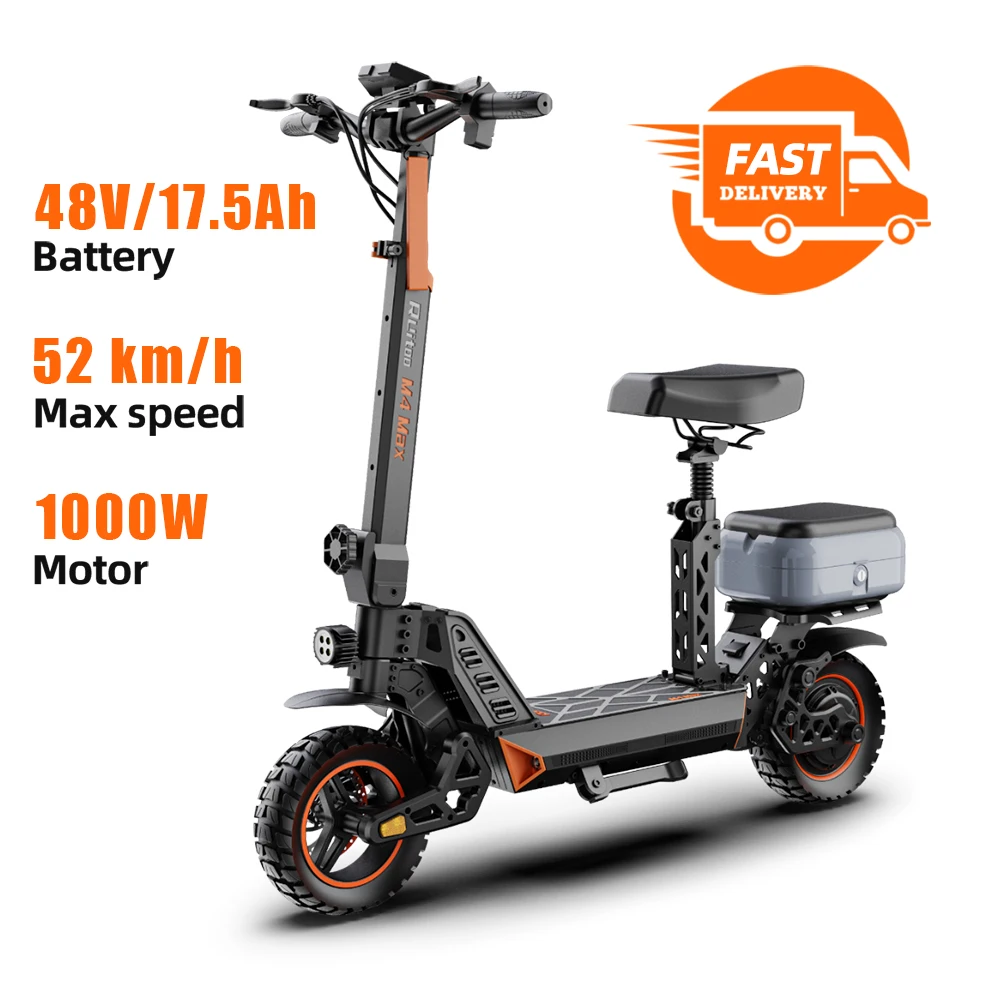 M4max Drop Shipping 1000w Electric Scooter for France Spain Brazil Market Hot Selling Scooters for Adults