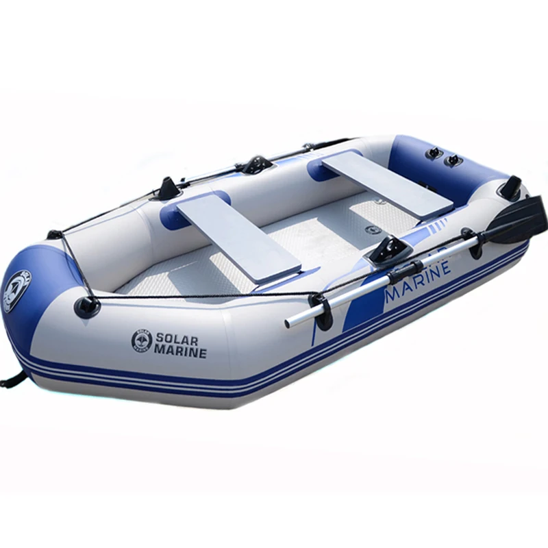 Wholesale 3 Person canoeing PVC Inflatable Canoe/Kayak Rowing Boats Kayak  Families Sit canoeing
