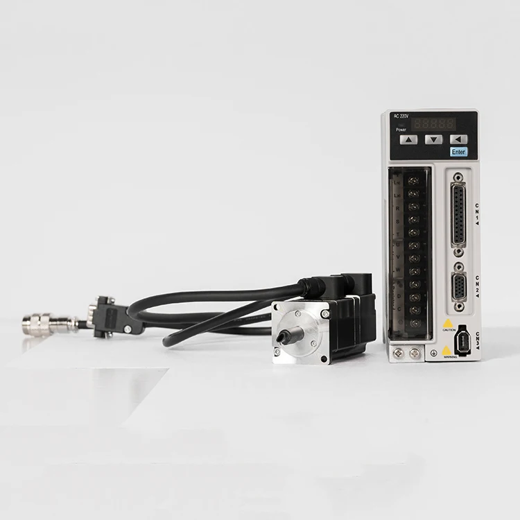 Набор трехфазных сервомоторов переменного тока с сервоприводом 10C 400 Вт сервомотор и драйвер