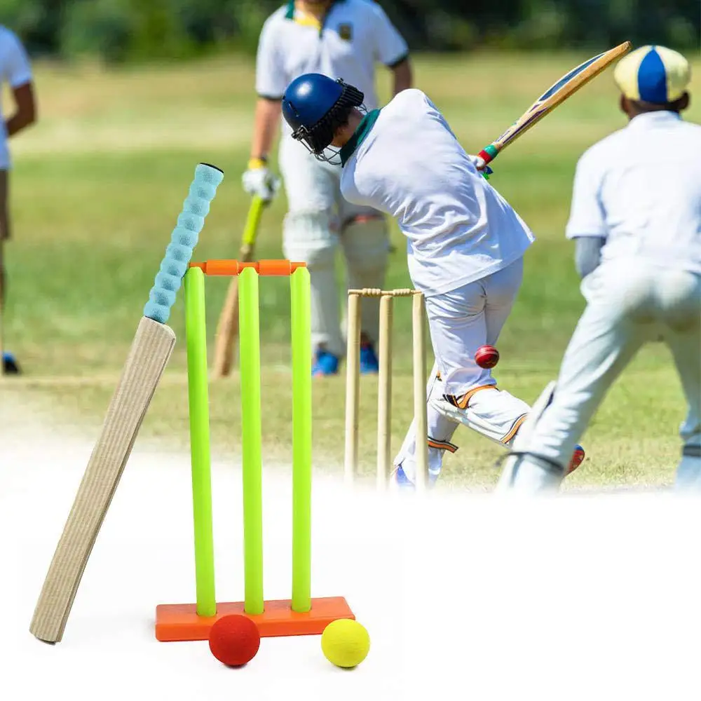  Wholesaler new fashion best sport toys cricket bat ball kit set for
