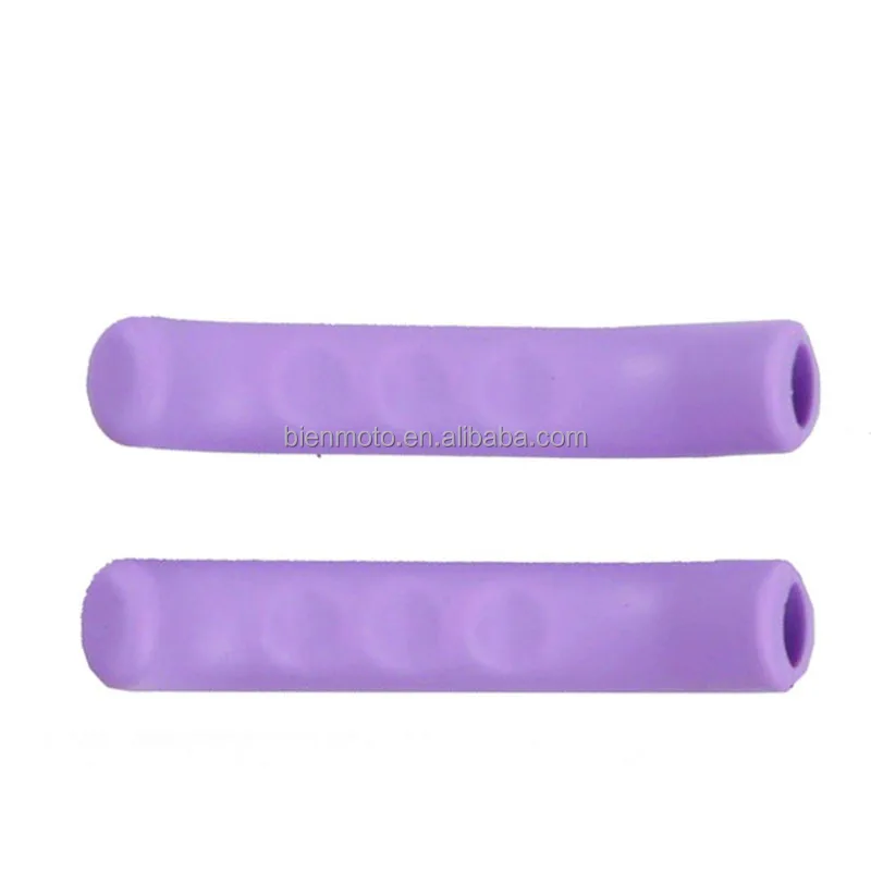2pcs Bicycle Brake Handle Lever Cover Non-slip Silicone Handlebar Grip Cover  Fixed Gear Universal Type Brake Lever Protection