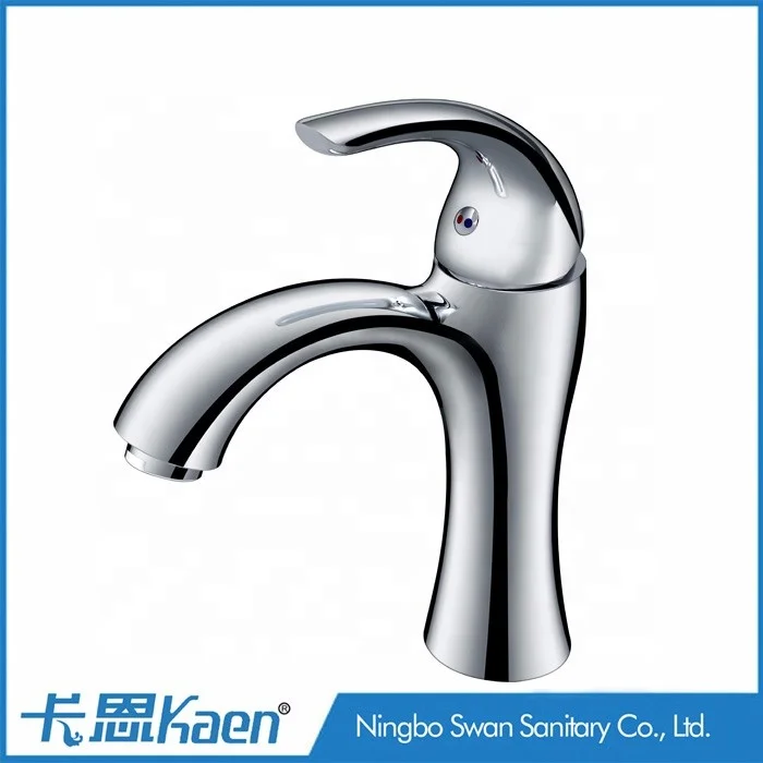 
SW-6203 Brass Body And Zinc Alloy Handle Bathroom Basin Faucet 2 Size 