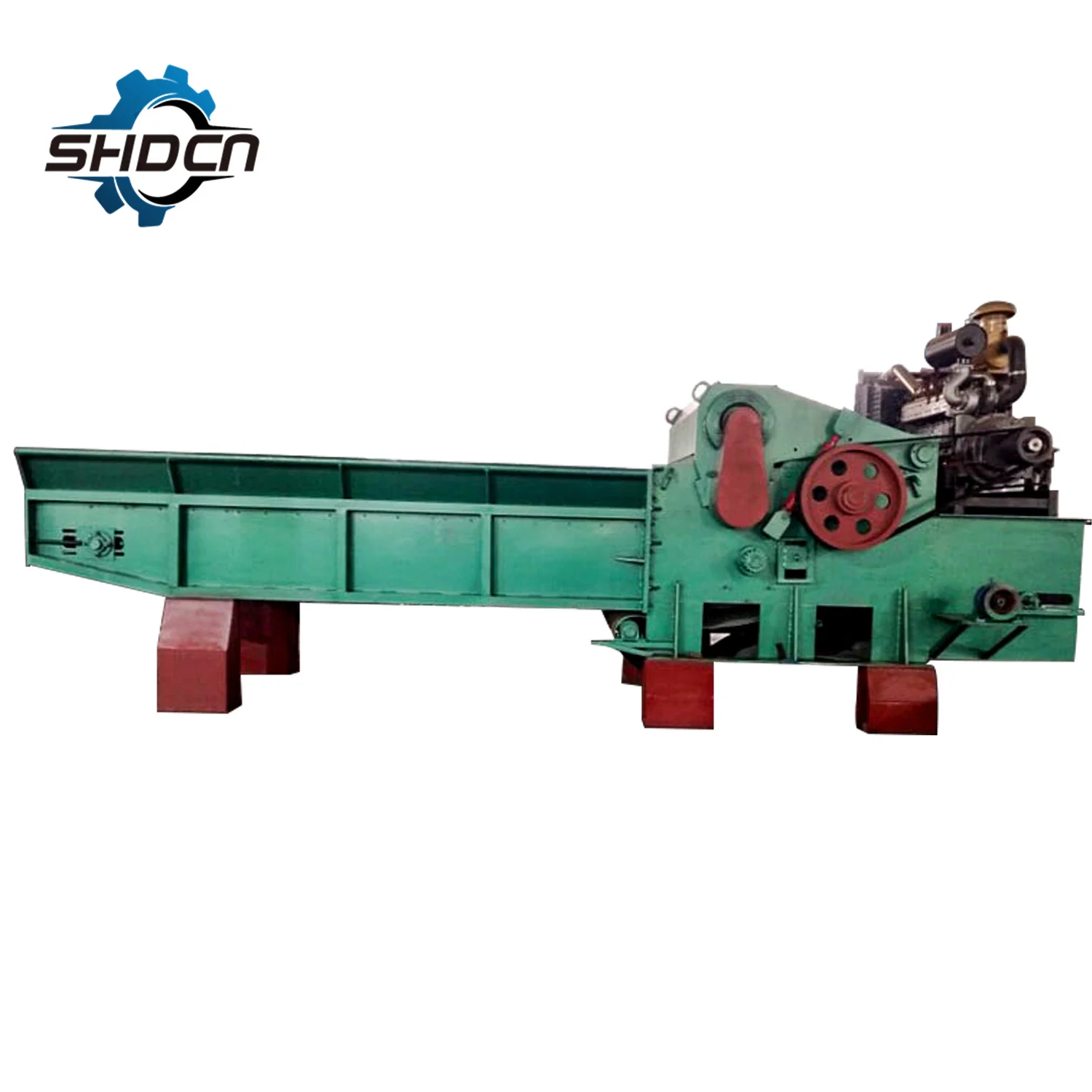 ISO CE approved chinese industrial drum type engiene electric wood chipper for sale