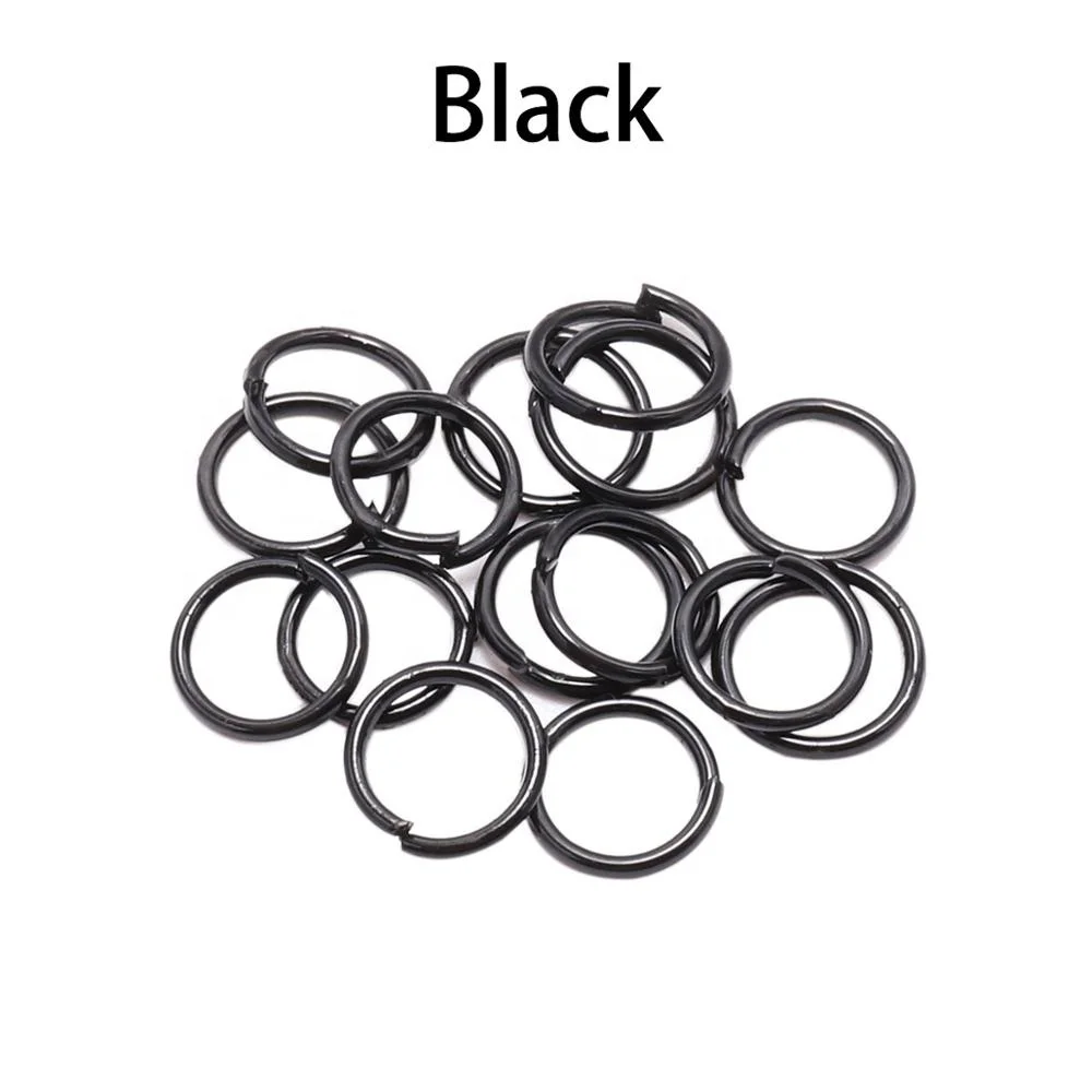 200pcs/lot 3-20mm Jump Rings Silver Split Rings Connectors For Diy Jewelry Finding Making Accessories Wholesale Supplies