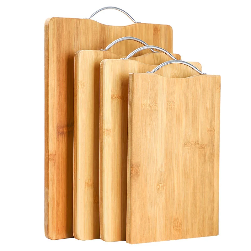 Hot selling kitchen custom logo wood cutting boards cheap bulk bamboo chopping board for home
