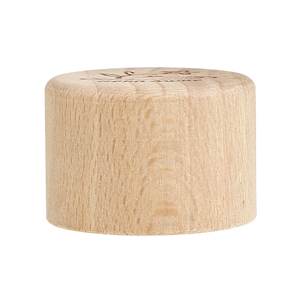 Lids for Perfume Bottles Perfume Cap Hot Sale High Quality Wooden Polishing Artificial Wooden Bottles Packaging HUAYI as Picture