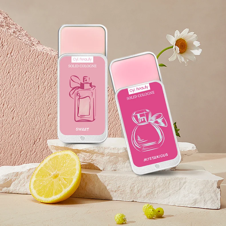 Oem High Quality Luxury Designer Private Label Pocket Portable Woman Long Lasting Fragrances Solid Perfume For Rebranding