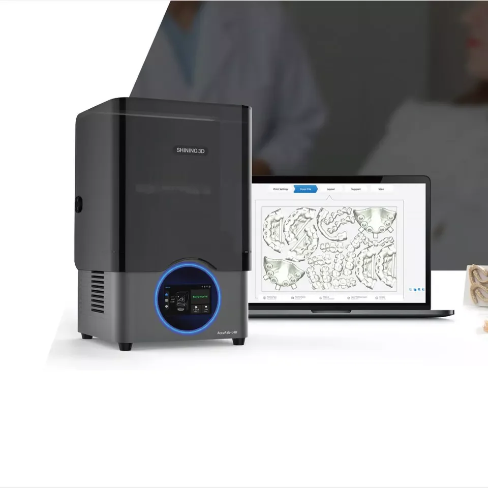 SLM 3d printer printing titanium, cobalt chrome, stainless steel metal powder dental laboratory metal 3d printer