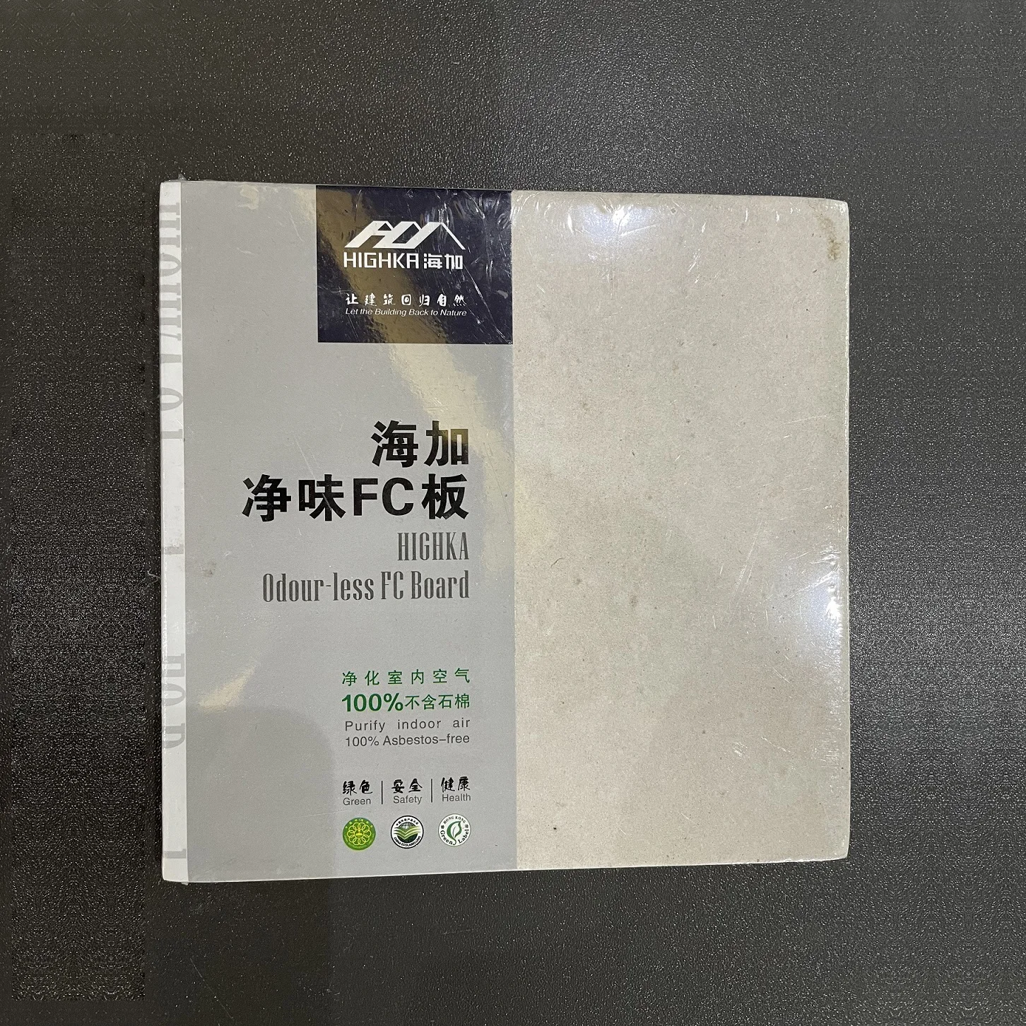 Environmental Friendly Fireproof Fiber Cement Partition Wall Board for Building Material