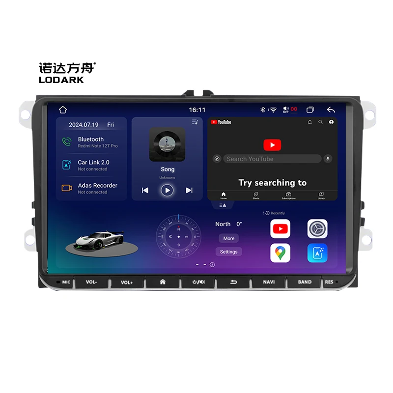 Factory N6 256GB Octa-core UIS7870 3D Car Model 9 Inch Android Car Stereo Carplay for VW Amarok/Beetle/Transporter t5 /Passat b6