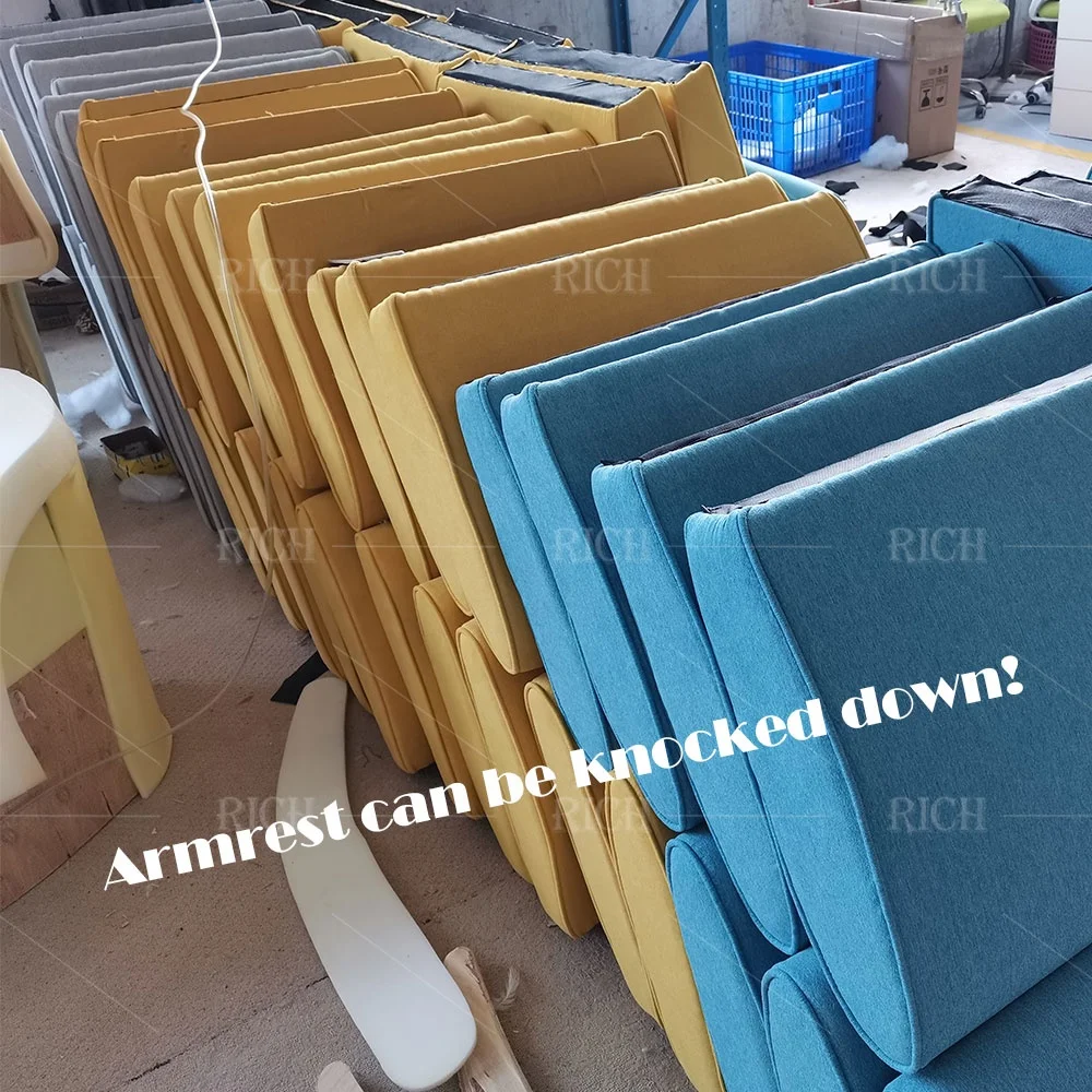 yellow folding sofa cum bed European style single sofa bed chair foldable sofa bed