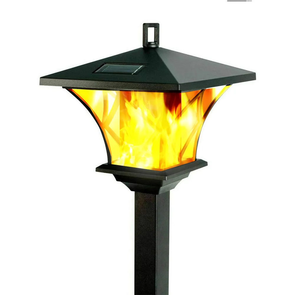 1.5 meter solar courtyard light solar torch ground insertion light outdoor solar flame lamp