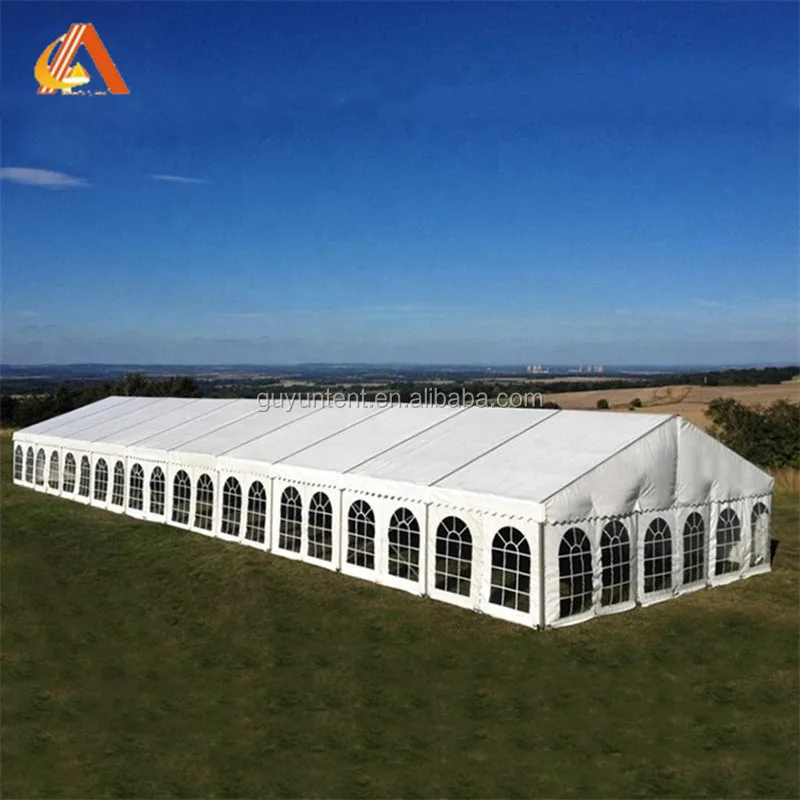 20x50 30x60 High quality custom tent with logo Outdoor Storage Tent for Sale PVC industrial warehouse aluminum tent