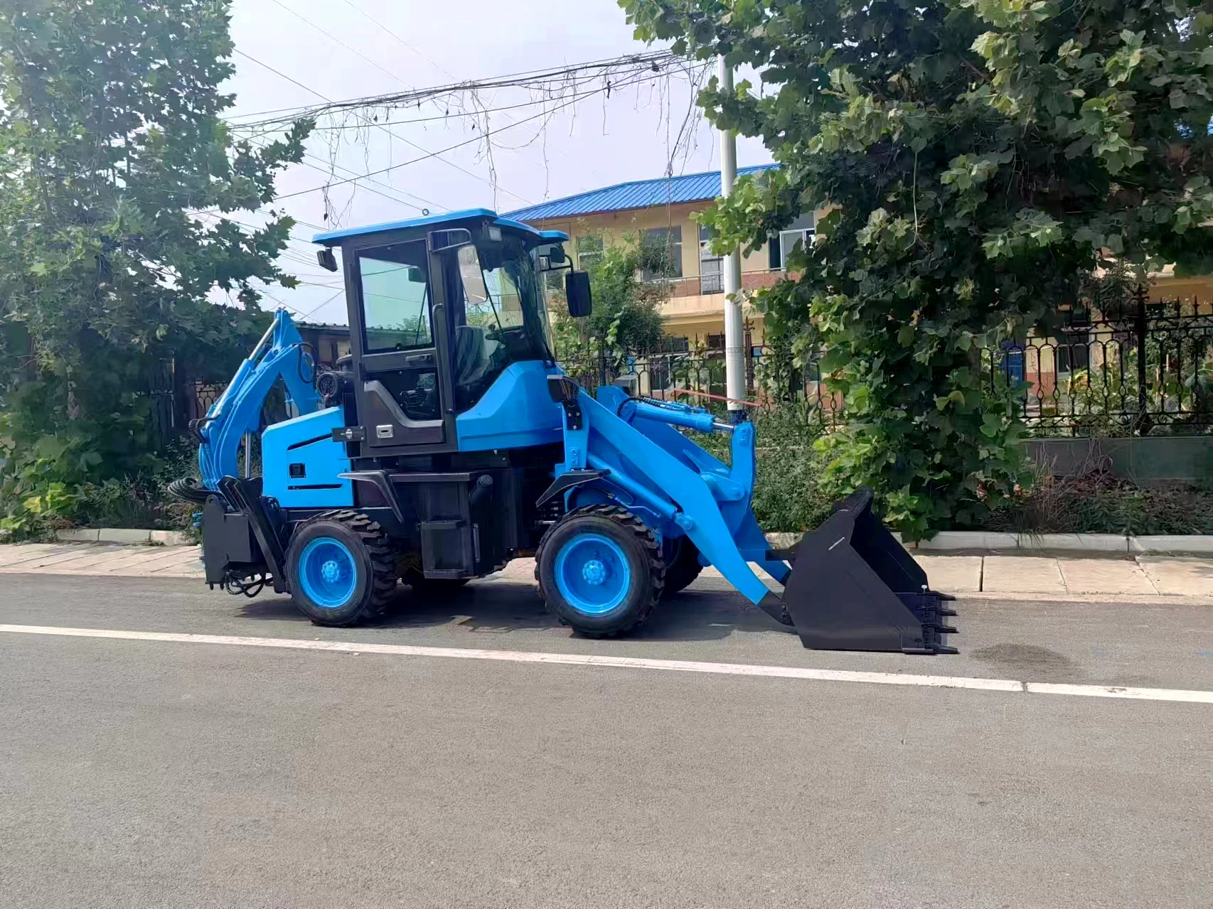 China Front End Loader Backhoe Loader 3ton 4 Ton 5ton Agricultural Wheel Loader Bulldozer Made in China