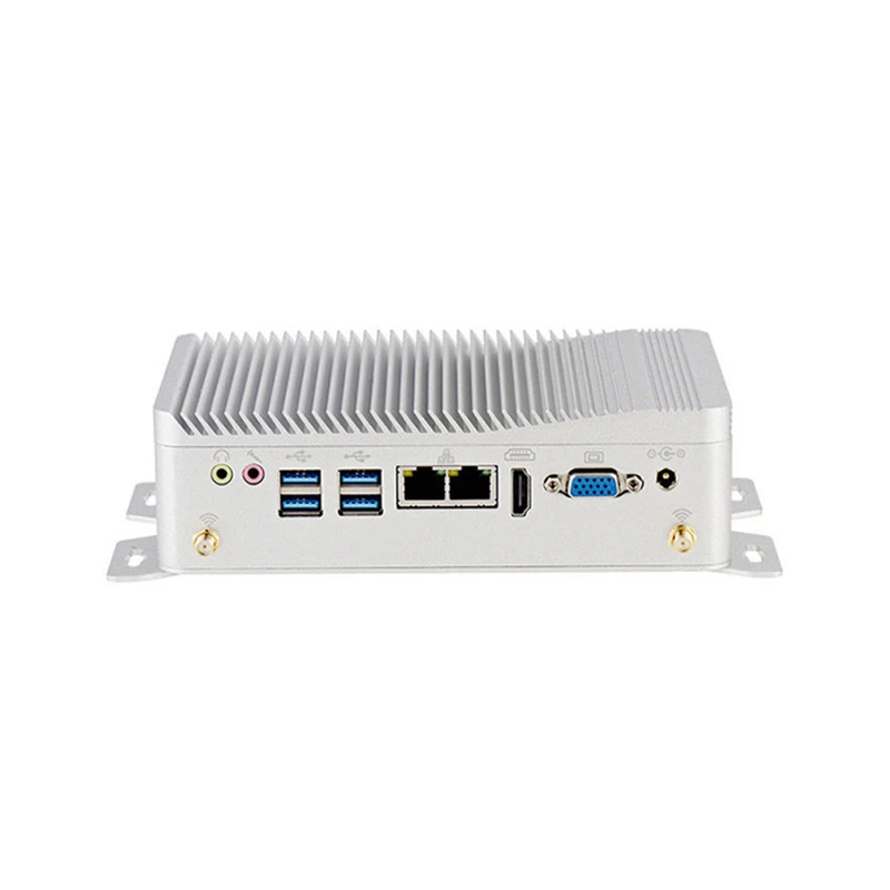 Manufacturer industrial mini fanless embedded pc with rs232 I3-6157U Processor 8GB RAM 256G SSD Desktop Mini computer pc