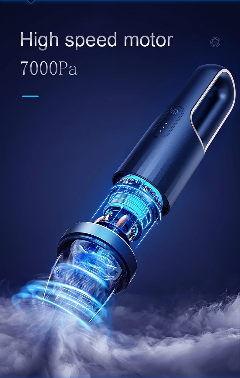 2022 kruimeldief Aspirapolvere per auto H200 Handheld Vacuum Car Cleaner 7000Pa Cordless Car Vacuum Cleaner Wireless