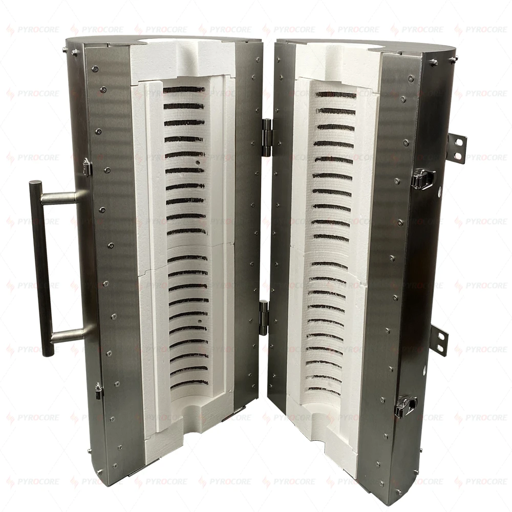 Lower Price New Ceramic Fiber Chamber Furnace 1200c High Temperature Lab Electric Heating Atmosphere Vacuum Simple Tube Furnace