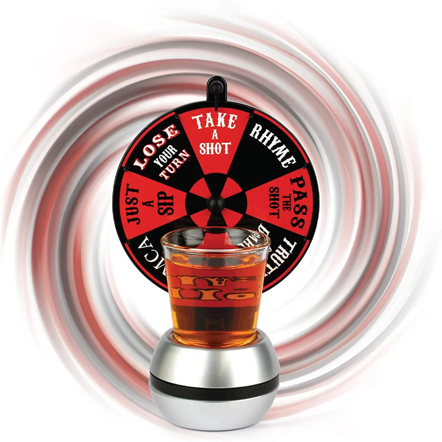 2022 Hot Sale Wheel Of Shots The Glass Drinking Game For Party Adults