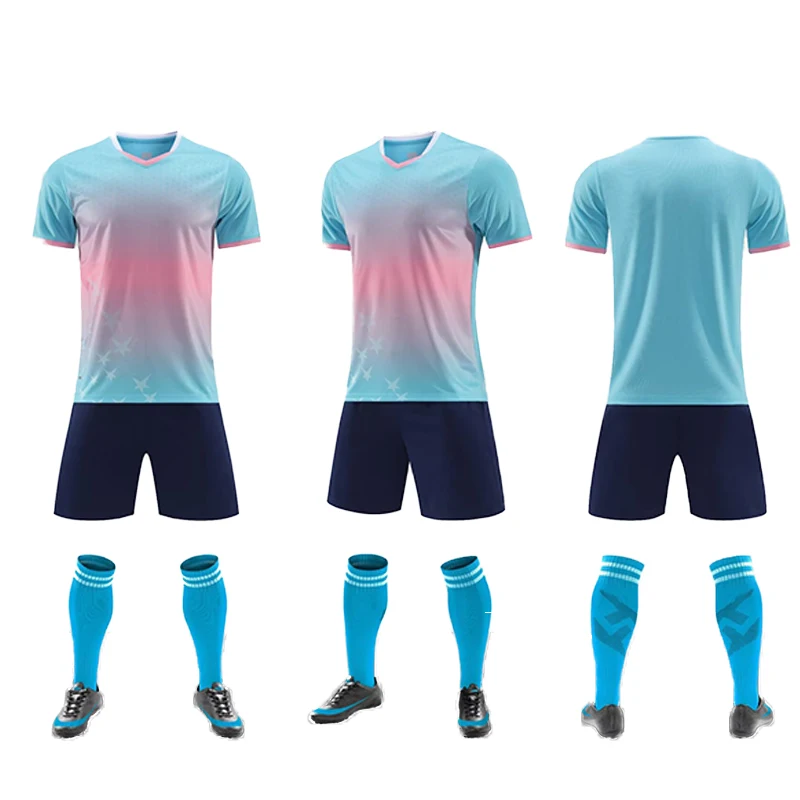 Hot selling training wear football sportswear full set soccer uniform custom soccer uniforms high quality men