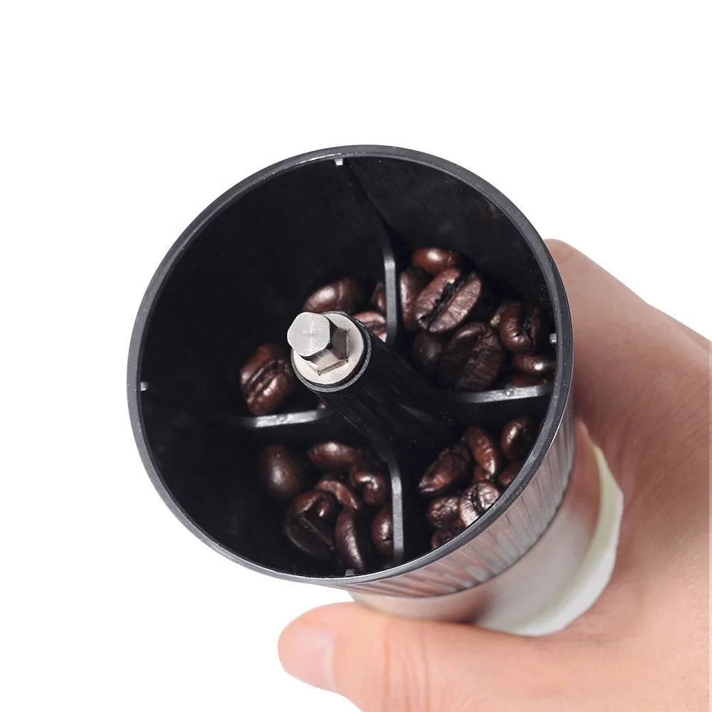 Adjustable Manual Coffee Beans Grinder Glass Grinding Tool With Cleaning Brush