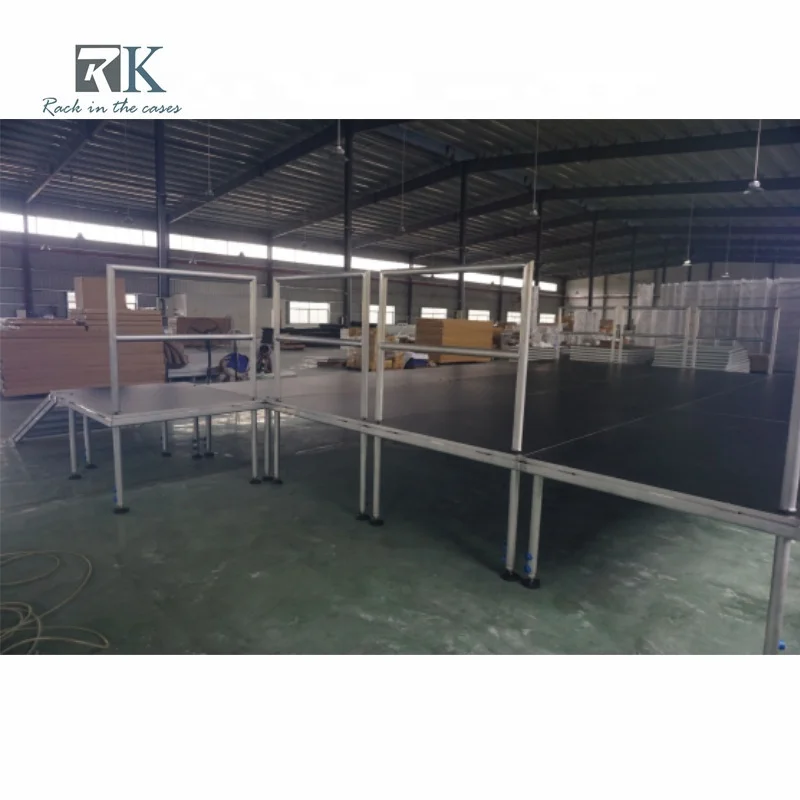 Mobile Event Stage Platform Concert 1.22X1.22M 1.22X2.44M Portable Stage Platforms