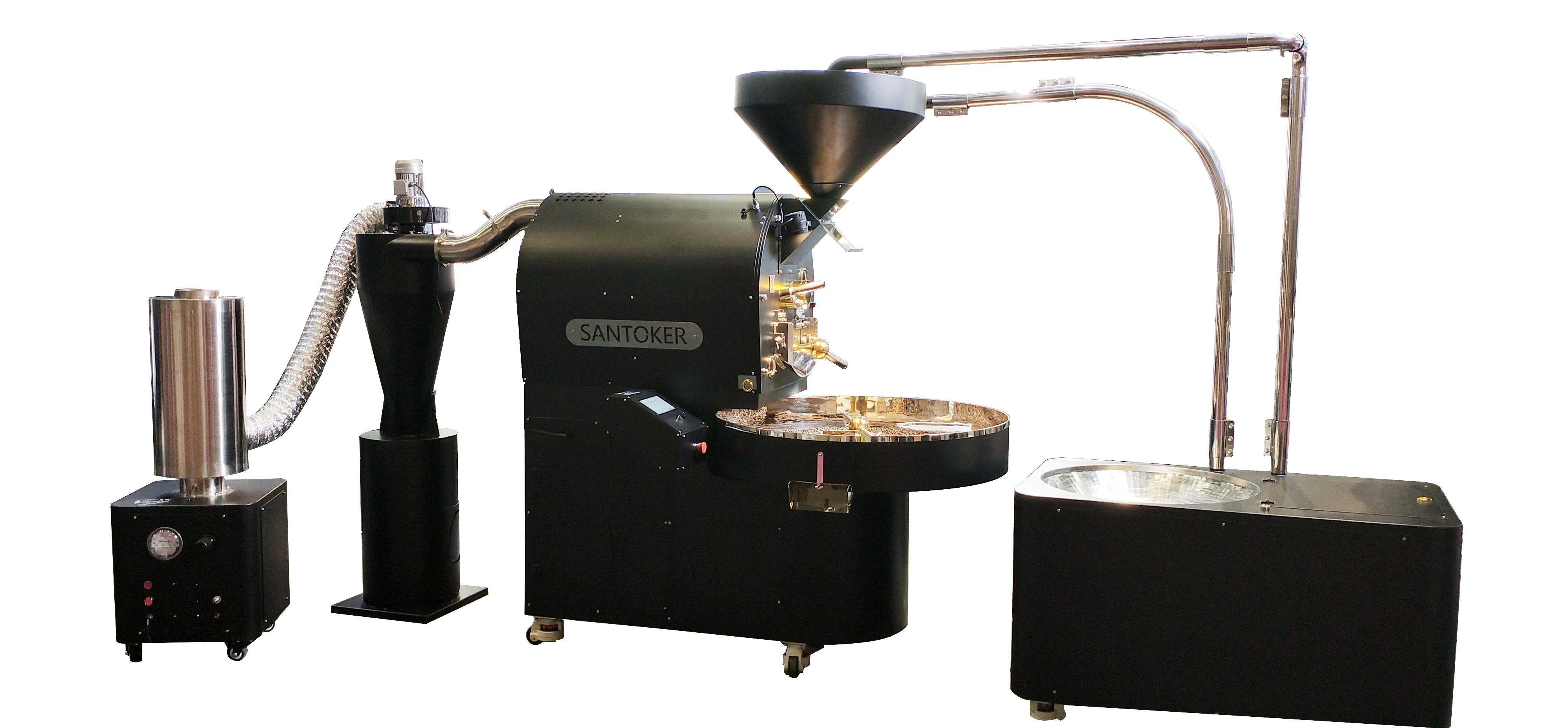 Wintop 15KG Coffee Roaster Machine Double Drum Gas Roasting Electric Commercial Coffee Roaster