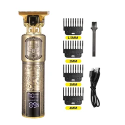Chinese Factory Professional Hair Removal Appliances Lcd Display All Metal Amazon Electric Hair Trimmer