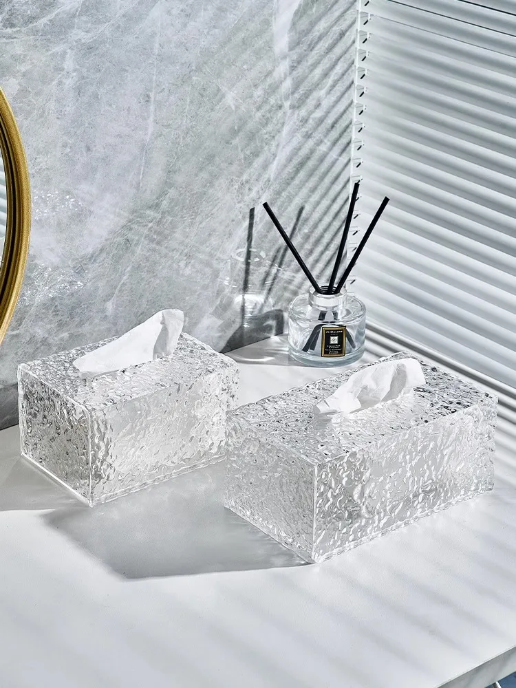 Plexiglass products European creative napkin box napkin box hotel supplies western restaurant acrylic display tissue box