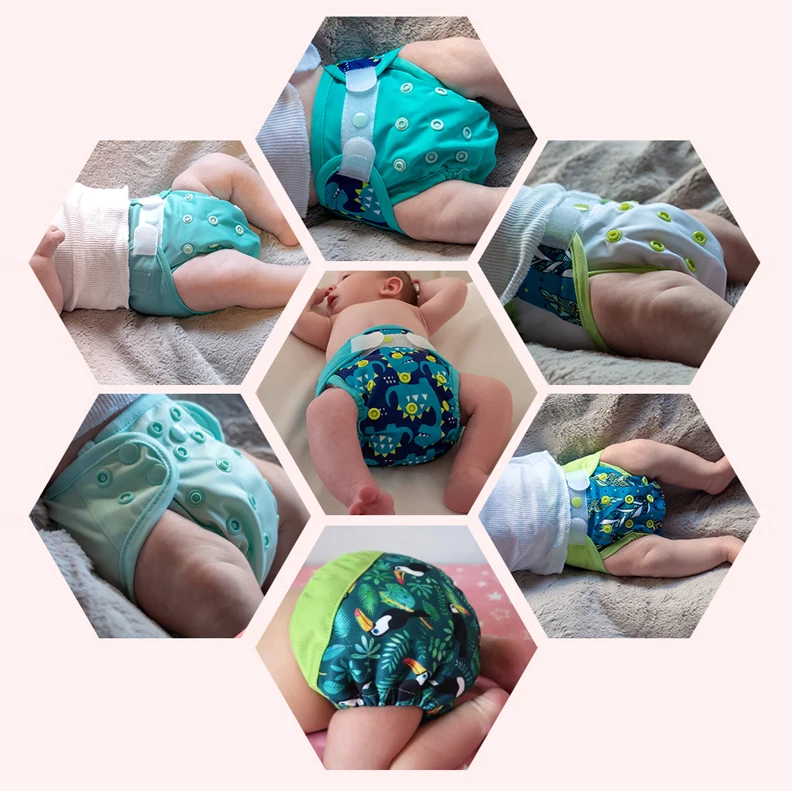 Prefold Washable Reusable Baby Diaper Wholesale Cloth Diapers/nappies For Boys And Girls Baby