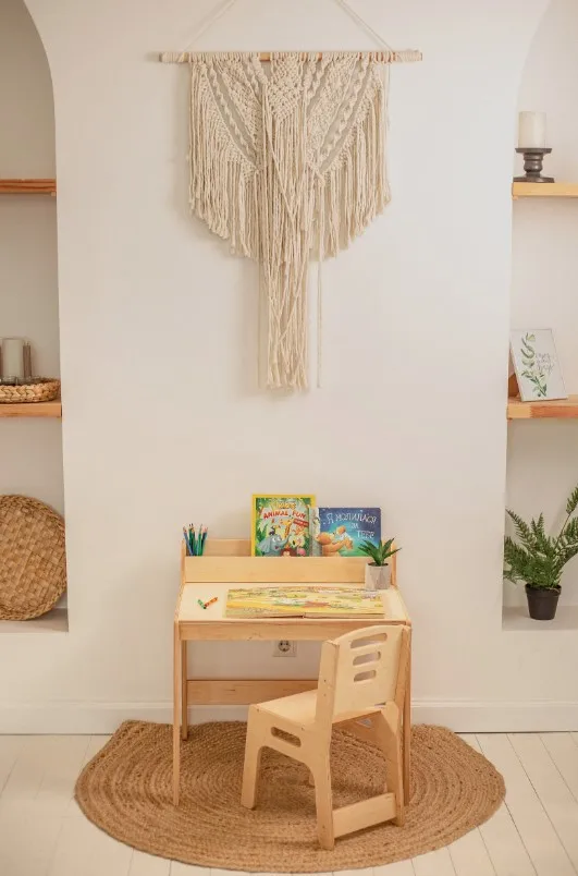 LM KIDS kids furniture wooden activity table montessori furniture Montessori Table And Chair kids table and chairs