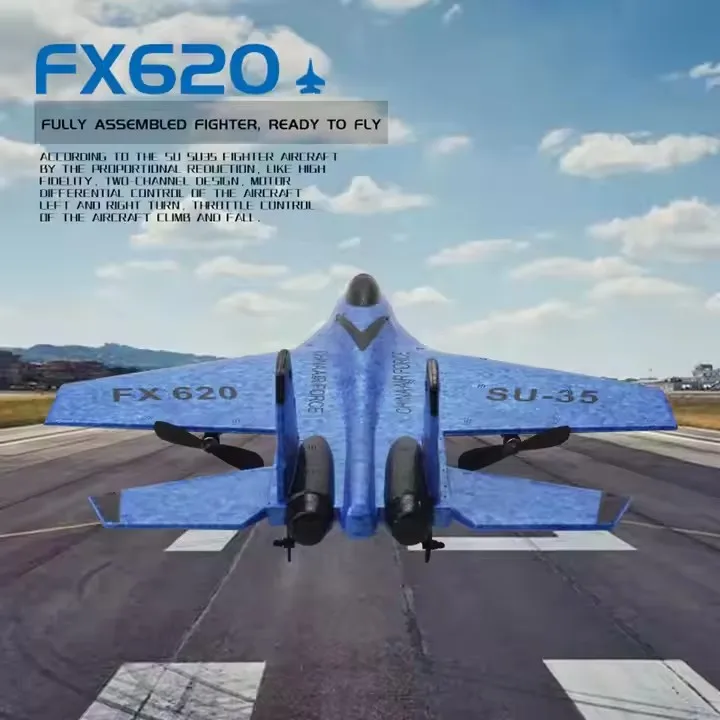 2022 EPP Aircraft Model Glider Foam air Plane Anti-fall Unbreakable Flying Rc Toy Su 35 FX820 Radio Remote Control Rc Airplane