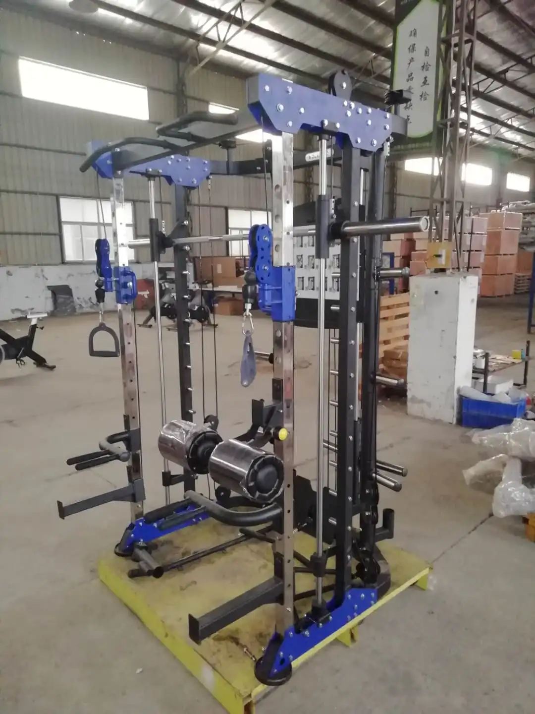 Home pull ups multifunction gym multi functional manufacture homegym smith machine power tower squat rack