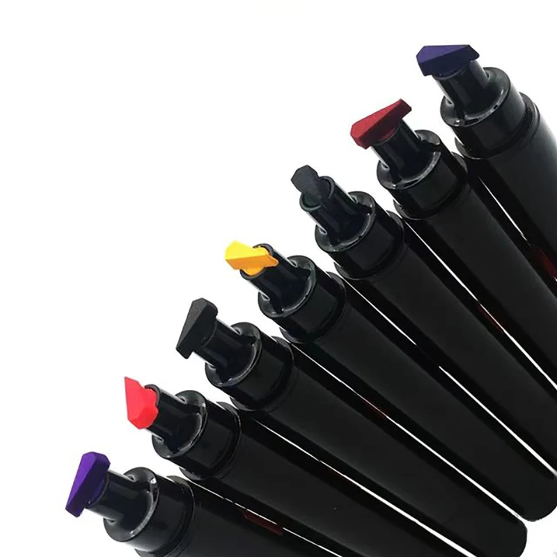 Wholesale Private Label  colourful double head eyeliner wing stamp waterproof long lasting liquid stamp seal eyeliner pen