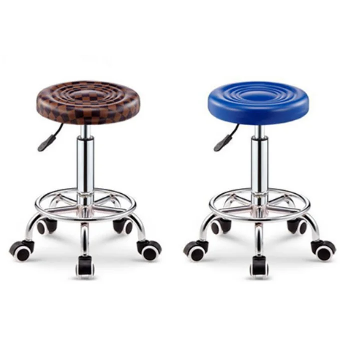 Procurement Service New Design Adjustable Chrome Legs PU Seats Swivel Bar Stool Chair