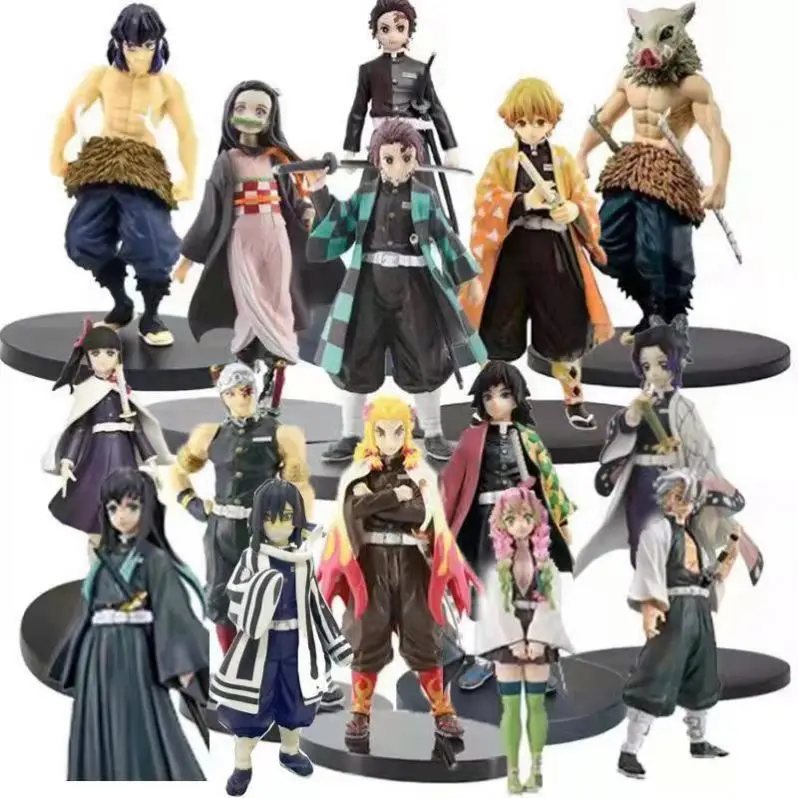 Wholesale high quality Demon Slayer anime figures PVC anime toys Kamado Tanjirou Agatsuma Zenitsu action figure