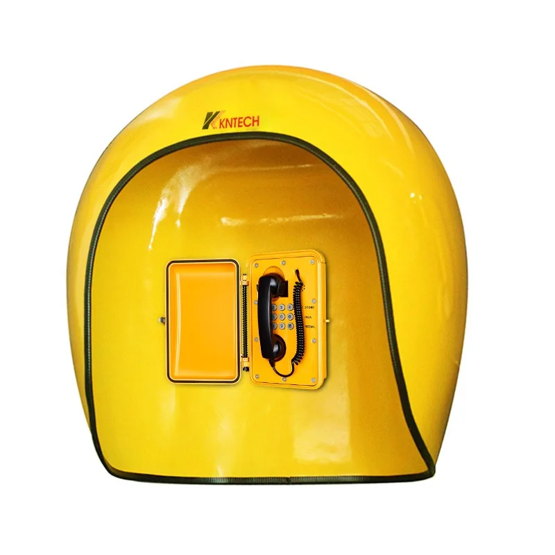Acoustic Phone Booth Hood Waterproof Telephones Roof Telephone Hood Outdoor RF-14