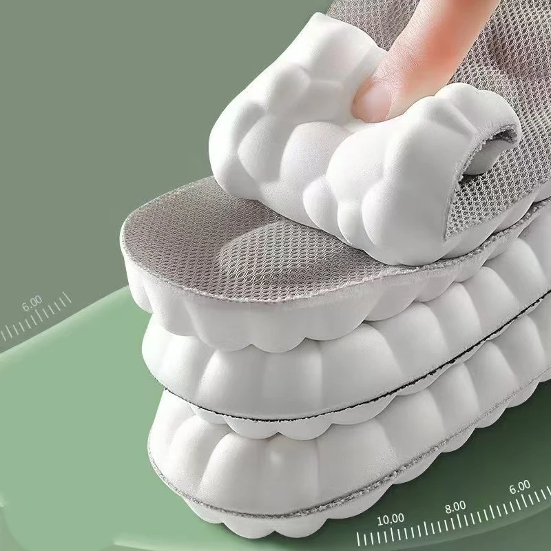 Comfortable Insole With High Elasticity Breathability Sweat Absorption Shock Absorption And Pain Relief Sports Insole