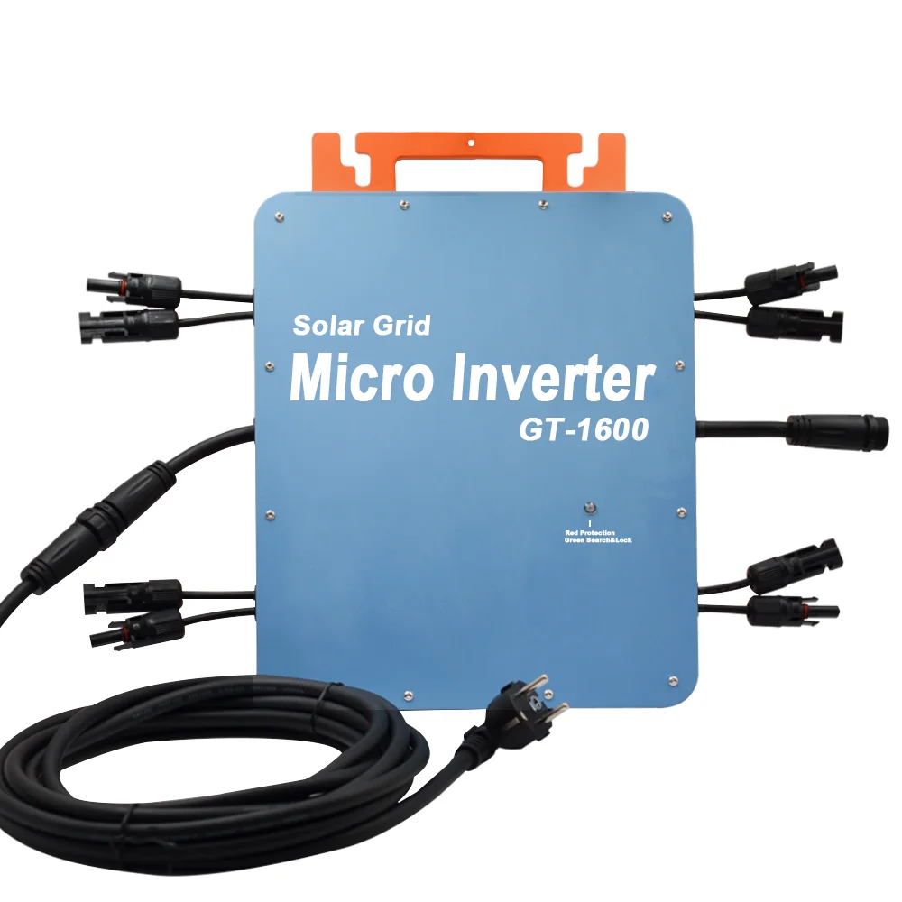 Micro Inverter 1200W 2400W 2800W 220V 230V MPPT On-Grid Tie Inverter PV System Grid Tie Inverter for Solar Panels Net Metering