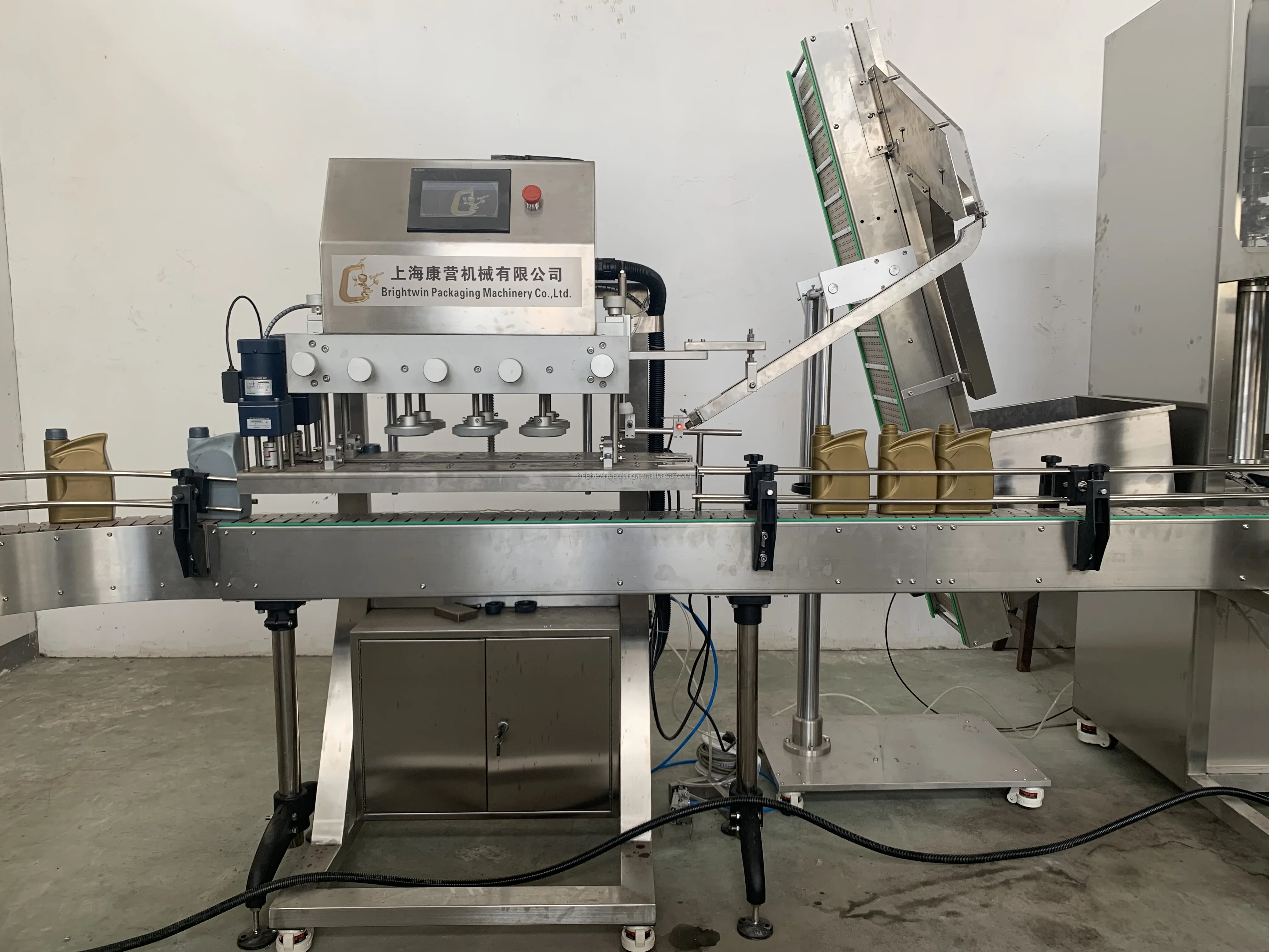 Shanghai oil cartridge filling capping labeling machine
