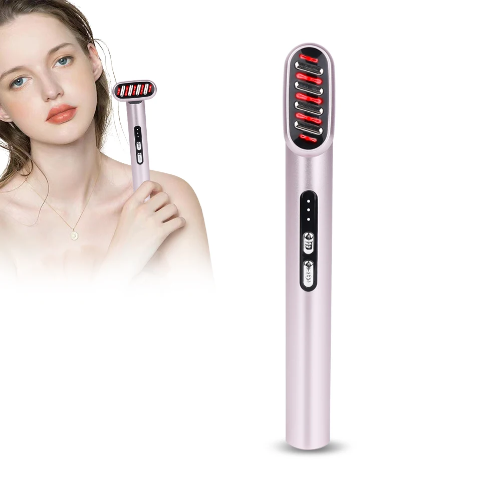 Synogal mini handheld anti aging eyes lifting device EMS micro current PDT eyes beauty massager