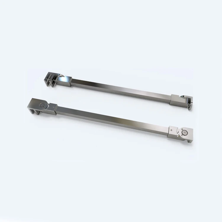 
Factory Frameless Shower Door Fixed Panel install plastic straight adjustable shower curtain rod 