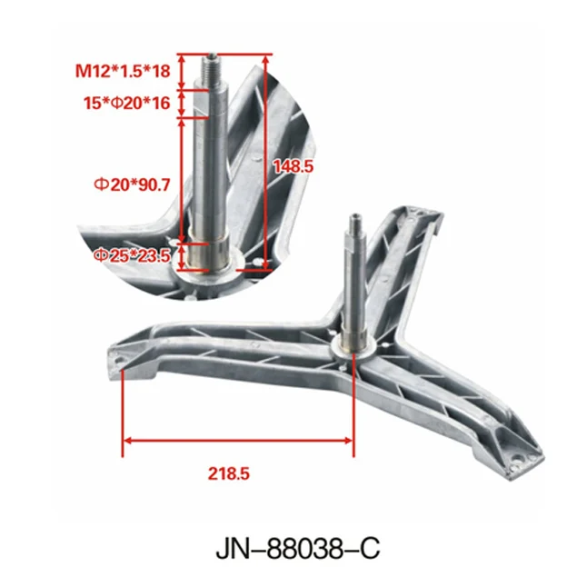 JN-88036 Customized professional  Buy Washing Parts Drum Spider  For Wash Machine