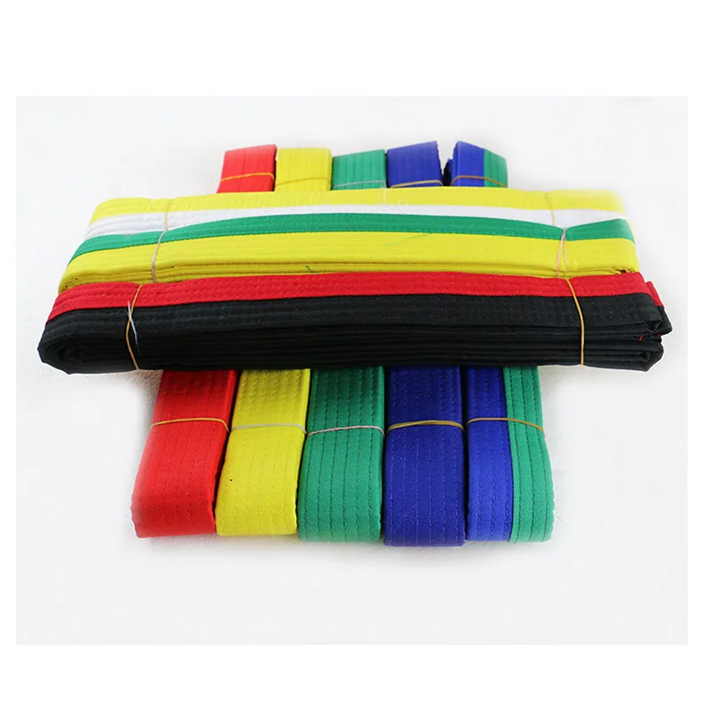 Customize Martial Arts Belts Colorful custom karate belts colors taekwondo belts
