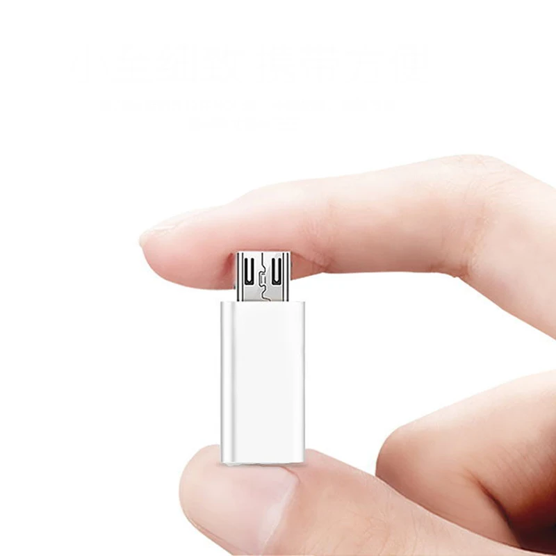 Портативный переходник OTG Type C с гнездом type-c на micro