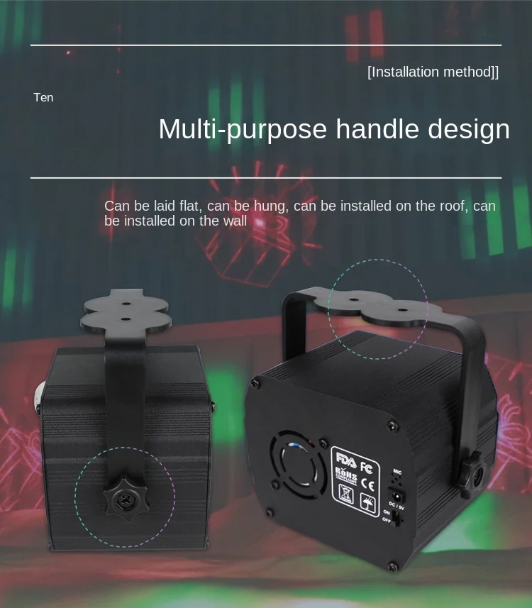 Pattern laser light